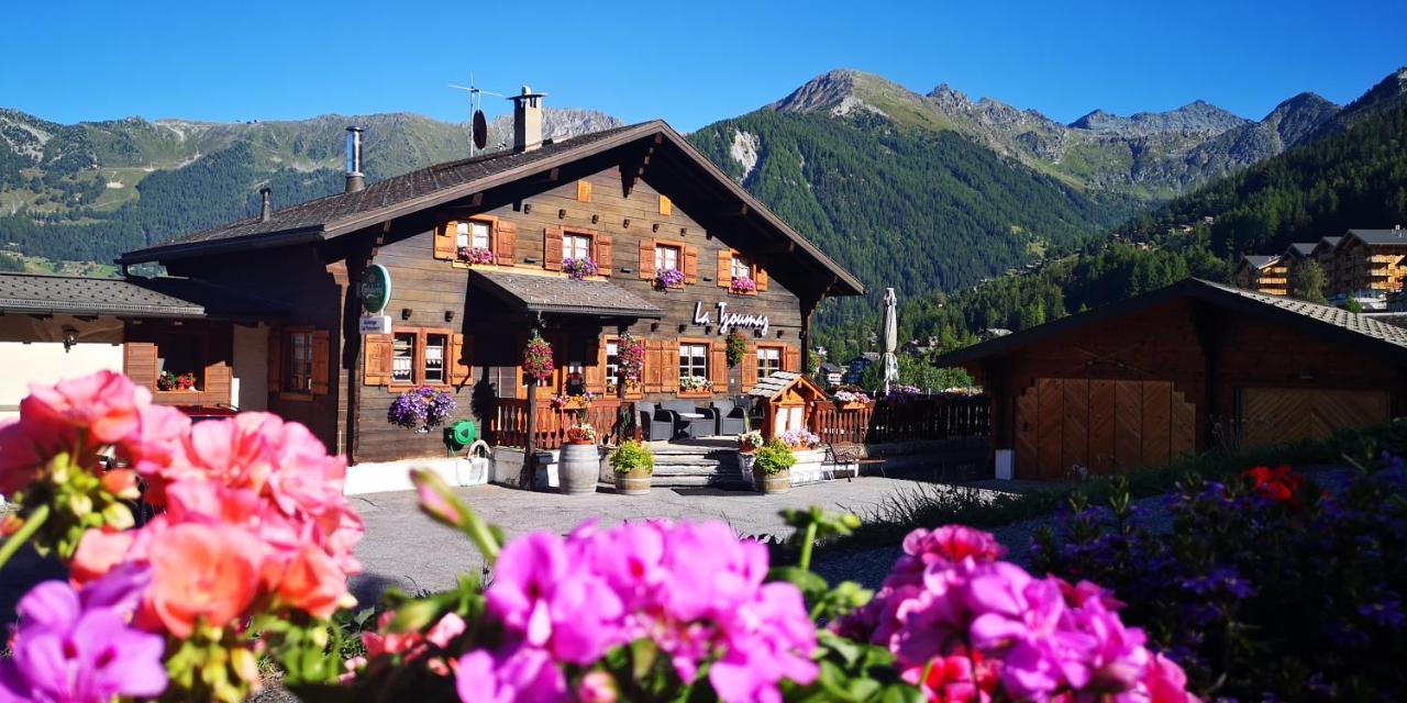 Auberge la Tzoumaz Exterior foto